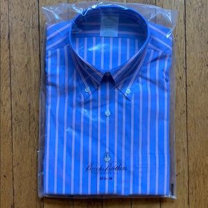 Brooks Brothers blue with pink stripes shirt